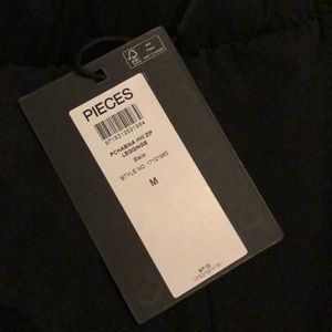 Pieces high waisted zip leggings